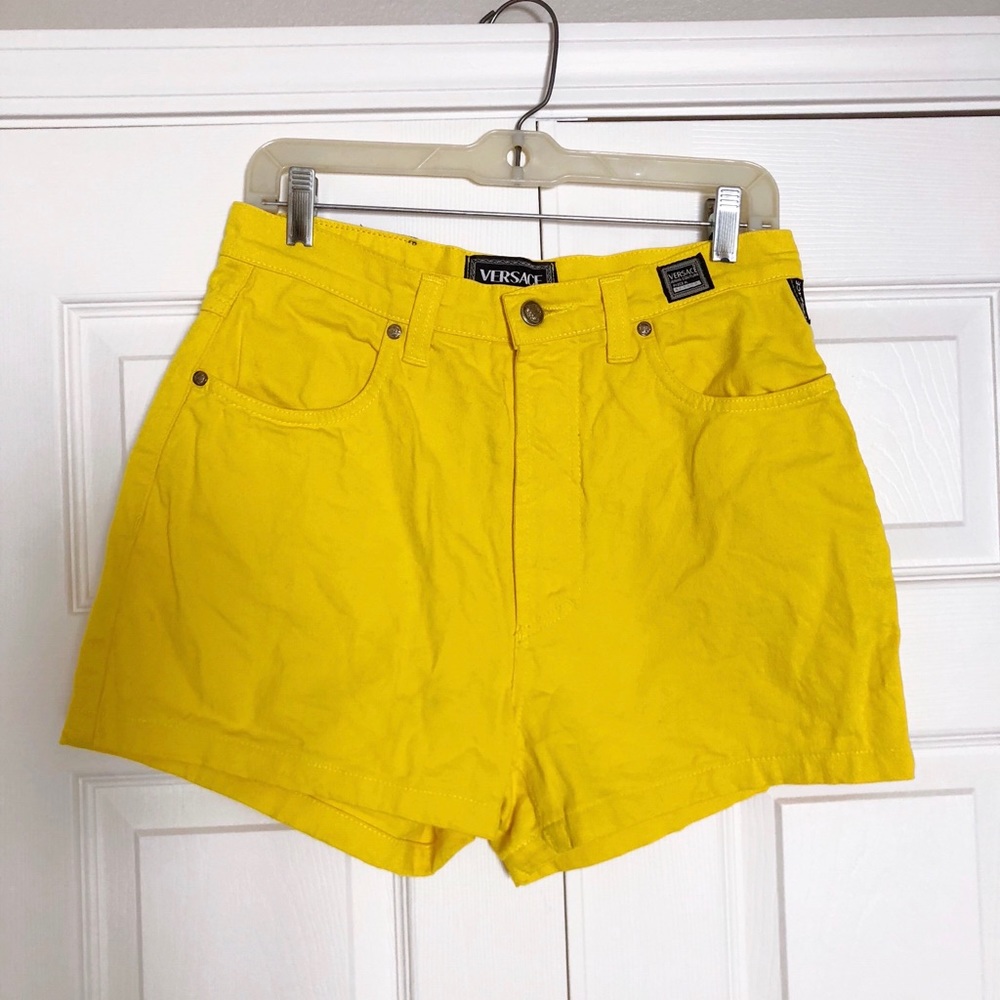 SOLD! Yellow Versace Shorts